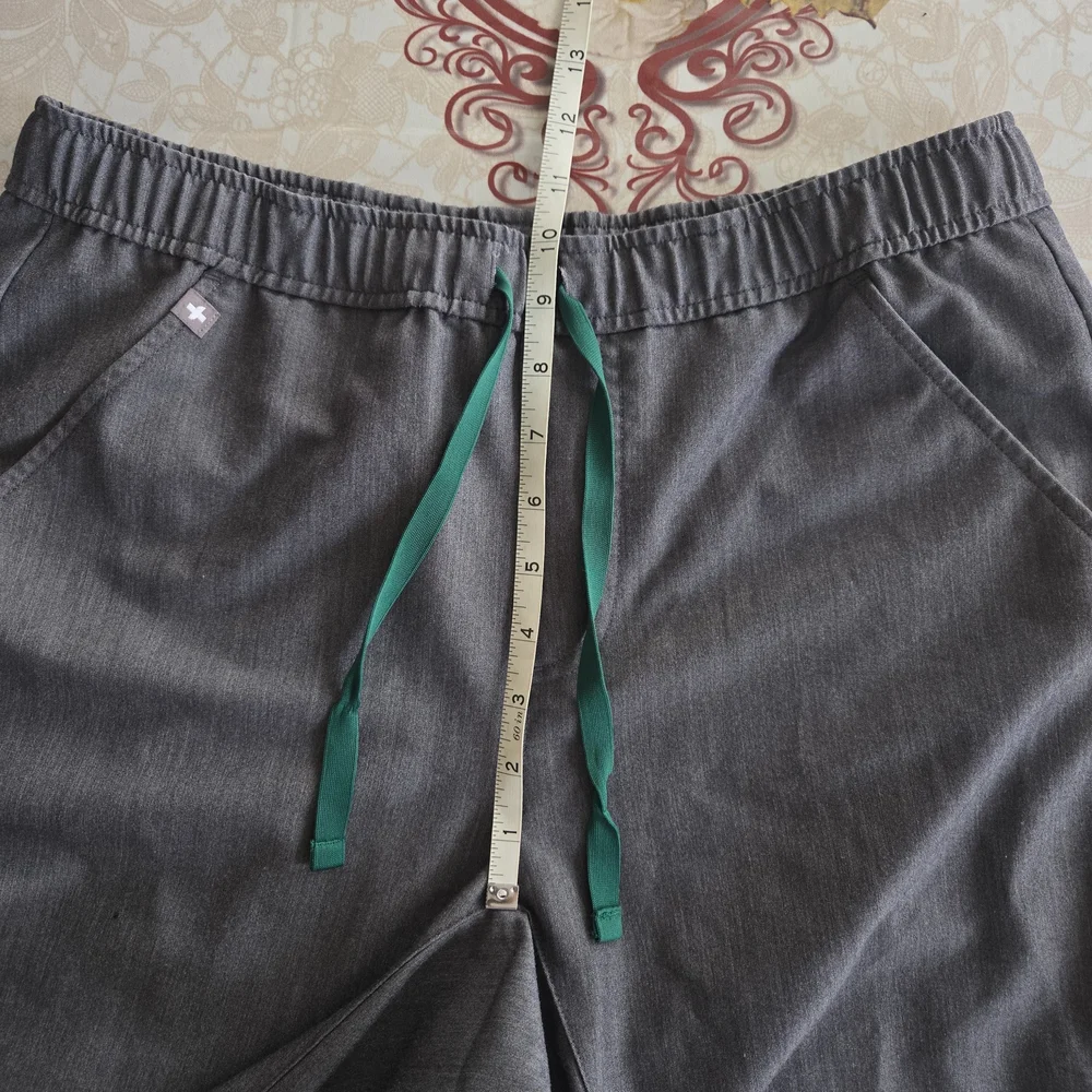 FIGS Tansen Jogger Scrub Pants Mens Sz M Gray Green Drawstring Medical MXXSW2004